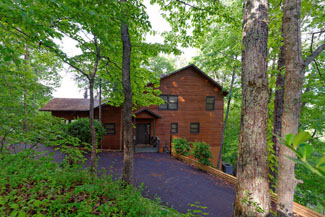 Pigeon Forge Tennessee Shagbark Two Master Bedroom Cabin Rental 